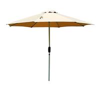 9ft Outdoor Garden Round Table Umbrella Waterproof Windproof UV-Proof for TerraceCourtyardMarketWine Red/Dark Green/KHA