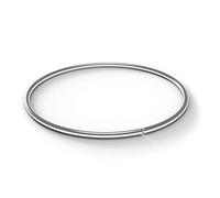 9k oro 22 Gauge - 8mm diametro cerchio aperto continuo senza cuciture naso naso Piercing dell'anello