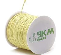 9KM DWLIFE 100% Kevlar, filo multiuso, per drago, da campeggio, da modello, resistente al calore e al taglio (22 kg ~ 680 kg)