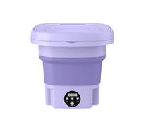 9L Automatico Pieghevole Lavatrice Secchio Portatile Biancheria Intima Mutandine Rondella Salvaspazio Compatto Viaggio Compatto Vi