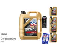 9L Liqui Moly Leichtlauf 10W-40 Olio Motore MotorProtect Olio-Additivo