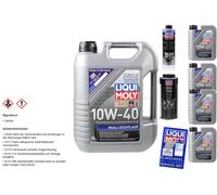 9L Liqui Moly MoS2 Olio Motore 10W-40 Pro-Line Pulizia Motore Protezione