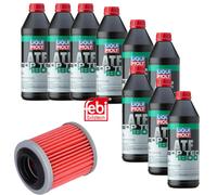 9L LIQUI MOLY Olio Trasmissione ATF 1800 + Filtro Olio Per Mitsubishi Eclipse