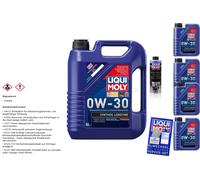 9L Liqui Moly Synthoil Longtime Plus 0W-30 Olio Motore Pro-Line Motorspülung