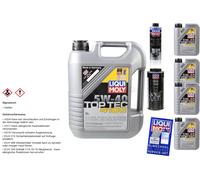 9L Liqui Moly Top Tec 4100 5W-40 olio motore pro-Line Lavaggio Motorprotect