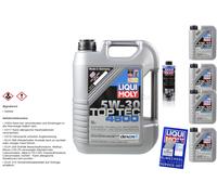 9L Liqui Moly Top Tec 4600 5W-30 Olio Motore Pro-Line Pulitore Motore