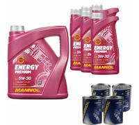 9L MANNOL Energy Premium 5W-30 Api Sn / CH-4 olio motore Incl. Flush Dottore