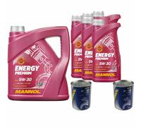 9L MANNOL Energy Premium 5W-30 API SN/CH-4 Olio Motore Inclusa Motor Doctor