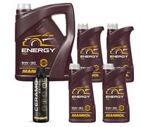 9L MANNOL Olio Motore ENERGY 5W-30 Inclusi Additivi Ceramo Ester 9829