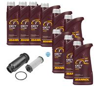 9L MANNOL Olio per Ingranaggi DCT Fluido Ford Kuga I 2.0 TDCI 4x4 USA Edge