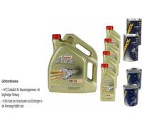 9L Olio Motore Castrol EDGE 0W-30 2x MANNOL Leak-Stop ADDITIV+Motor Doctor