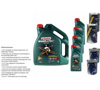 9L Olio Motore Castrol Magnatec Diesel 5W-40 DPF 2xLeak-Stop+Motor Doctor