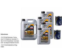 9L Olio Motore Liqui Moly Top Tec 6200 0W-20 2x MANNOL Motor Flush ADDITIV