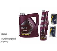 9L Olio Motore MANNOL Elite 5W-40 2x MANNOL Leak-Stop ADDITIV