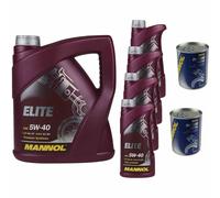 9L Olio Motore MANNOL Elite 5W-40 2x MANNOL Motor Doctor ADDITIV