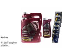 9L Olio Motore MANNOL Energia Formula JP 5W-30 2xLeak-Stop + Doctor + Flush