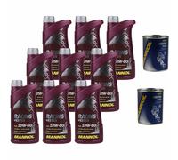 9L Olio Motore MANNOL Racing+Ester 10W-60 2x