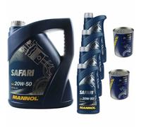 9L Olio Motore MANNOL Safari 20W-50 2x Dottore Del Motore ADDITIVO