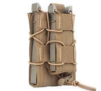 9mm / 5.56 Pouch Magazine Tactical Molle Airsoft Open Top Pistol Pistol Mag Bustes Portain Belt Belt Veloce Attacco Carrier Magazine Set (Color : MG-50-CB, Size : M)