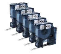 9mm x 7m Etichette Compatibile con Dymo D1 40913 S0720680 Nastro per Etichette, Compatibile con Dymo LabelManager 120P 160 210D 220P 360D 420P 500TS Labelpoint 250 150, Nero su Bianco