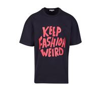 9N1M SENSE Maglietta 'Keep Fashion Weird' rosso / nero Uomo 9N1M SENSE M
