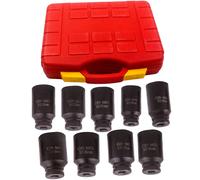 9pcs 1/2" drive Deep Impact Socket Set for Removal installation of Axle Nuts new