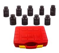 9pcs 1/2" drive Deep Impact Socket Set for Removal installation of Axle Nuts new