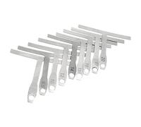 9Pcs Chitarra Understring Radius Gauge Acciaio Inossidabile Guitar Builder Strumenti Per Liutaio Set Di Riparazione Per Corde Per Basso strumenti per liutaio per chitarra