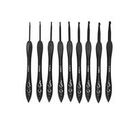 9pcs Ergonomic Crochet Hooks Set, Sizes 2.0-6.0mm for Crochet Lovers