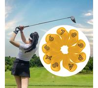 9pcs Golf Club Headcovers Premium Diffrat Fashion Lightweight