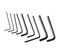 9pcs Guitar Guitar Hex Chiave Strumento, Accessorio per Strumenti Fine Flat Hex Metal per Riparazione, Manutenzione con Materiale Premium, Manico Lungo per un Funzionamento più