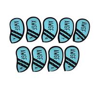 9pcs Iron Head Covers Set | Protective PU Leather for Equipment Care | Numbered Covers for Easy Identification | Works with All Iron Sets