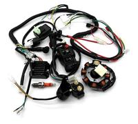 9pcs Kit bobina di bobina statore a telaio di cablaggio di cablaggio compatibile con bici da 150-250 cc CG ATV Quad 4 Wheelers Go Kart Dirt Pit Bike