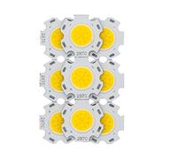 9pcs LED COB 3W 5W 7W 10W 250mA Ad Alta Potenza 2020mm 9-32V Lampada Della Luce Per Faretto Lampadina A Led FAI DA TE,Bianco Naturale,5W 250mA