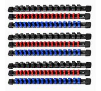 9PCS Organizer Bussole Sae: Supporti per Chiavi a Bussola con 129 Clip per Bussole da 1/4 di Pollice - 3/8 di Pollice - 1/2 di Pollice