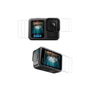 [9pcs] Pellicola protettiva per GoPro Hero 13 Black, 9H Ultra Clear Tempered Glass Screen Protector + Tempered Glass Lens Protector + Tempered Glass Front LCD Display Film, Anti Scratch, 2.5D Rounded