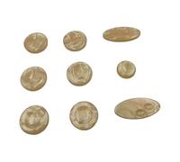 9PCS Professional Saxophone Key Pad Set Replacement Pads Spare Part Suitable For Saxophone Maintenance Waterproof Brass Instrument Repair Pads