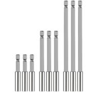 9PCS Prolunghe Portainserti Esagonale Prolunga Avvitatore Esagonale da 1/4", Esagonale Portainserti Magnetico Prolunghe Porta Inserti Magnetico Lungo 6cm/10cm/15cm per Avvitatori Elettrici, Trapani
