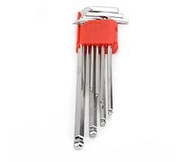 9pcs tasti hex set chiatta Chrome Vanadio Steel Cavivitore Strumento di riparazione del cacciavite con hardware di copertura per il seminario di riparazione automatica Uso