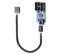 9Pin USB Splitter schede madri USB Espansione 9Pin risolve il problema della porta insufficiente per gli utenti desktop