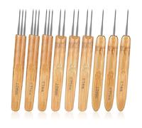 9Pz Gancio Per Dreadlock A Uncinetto Per Capelli Needle Per Dreads Strumento Per