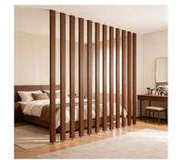 9root - Divisorio a doghe in legno da pavimento a soffitto e pareti divisorie, altezza 194,8 cm, per ingresso e spazi domestici
