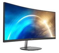 MSI PRO MP341CQDE Curved Monitor 86,4 cm (34") Schwarz - UWQHD, VA, 100Hz, 4ms, HDMI, DisplayPort, FreeSync [Energieklasse G] (9S6-3PB2CT-042)