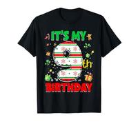 9th Birthday 9 Year Old Boy Girl Christmas Gifts Kids Outfit Maglietta