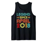 9th Birthday Idea Legend Since April 2018 9 Years Old Bday Canotta