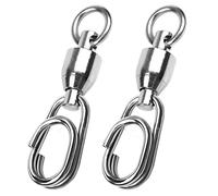 9Tong Cuscinetti Snap Girelle da Pesca Acqua Salata Girella da Pesca Acciaio Inox Girelle Pesca Snap Mare Spinning 25pcs 30lbs