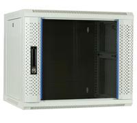 9U witte wandkast met glazen deur 600x450x500mm (DS6409W)