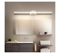 9W 13W 17W LED Wall Lamp Bathroom Bedroom Lighting White Black Painted Mirror Light AC85-265V New Waterproof Luminaire (Color : White40x5cm9w Size : Coldwhite) (White60x5cm13w Warmwhite)