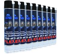 9x AABCOOLING Compressed Gas Duster FLEX 750ml SPRAY DETERGENTE SPRAY ARIA CO...