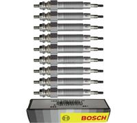 9x BOSCH Candelette per Land Rover Defender Station Wagon L316 2.5 Tdi 4x4
